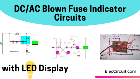 AC DC fuse indicator circuits