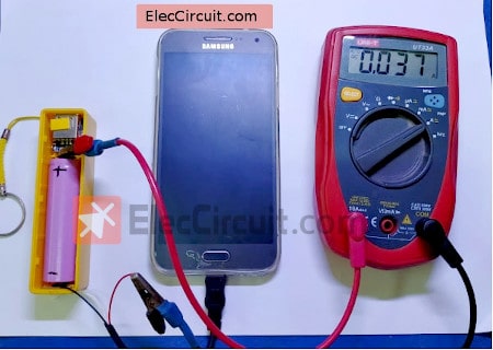 3.7V battery cannot charge mobile