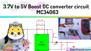 DC Boost Converter circuit 3.3-5v to 12V-13.8V - Eleccircuit