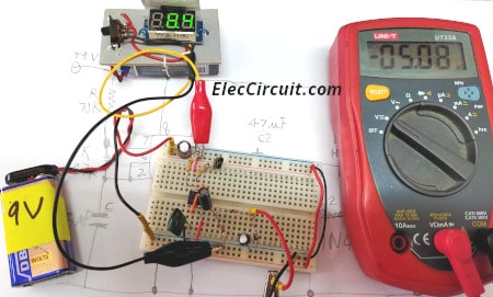 Testing -5V regulated converter