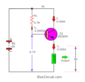 common collector NPN transistor