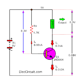common emitter NPN transistor