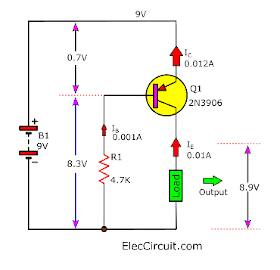 common emitter PNP transistor
