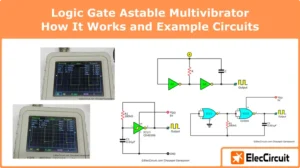 Logic Gate Astable Multivibrator — How It Works and Example Circuits