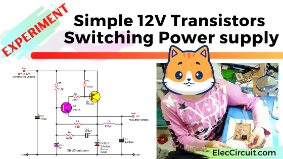 12V transistor switching power supply