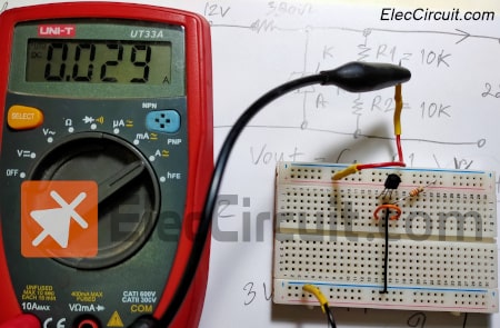 measure current TL431 Zener diode