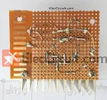  Bottom of the perfboard diagram