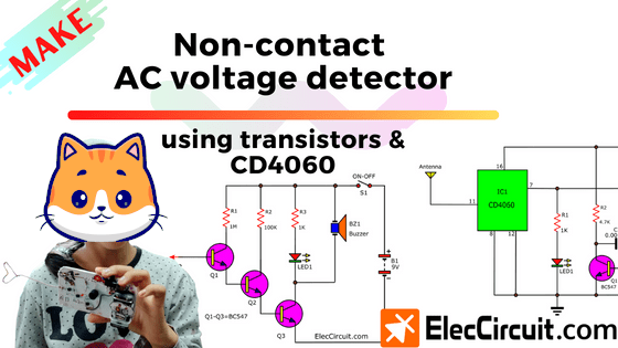 Simple RF Detector Circuit  Electronic circuit projects, Detector,  Transistors