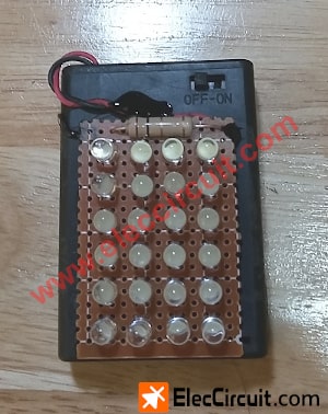 Simple High power LED flashlight finished