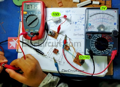 testing higher current of variable zener diode circuit