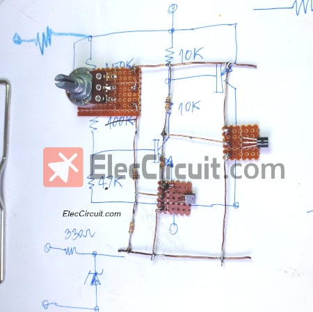 Experiment with the Variable Zener Diode circuit with wiring simple circuits