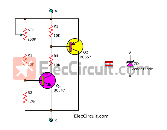variable zener diode circuit