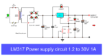 LM317 power supply circuit