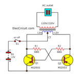 simple AC inverter circuit
