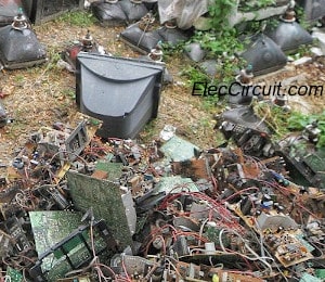 electronic circuit boards as electronic waste
