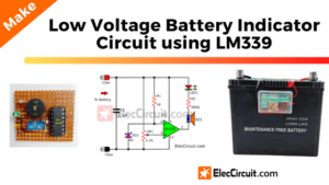 Low Voltage Battery indicator circuit