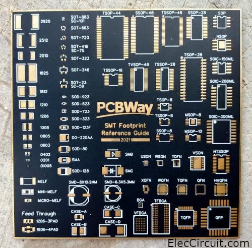 PCBWayPCB Coaster SMT Footprint Reference Guide