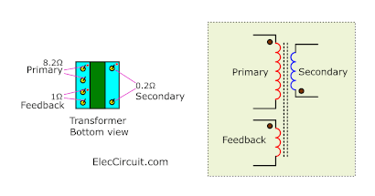 Pinout switching transformer