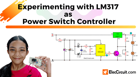Experimenting with LM317 as a power switch controller