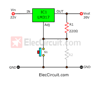 experiment LM317 as switch