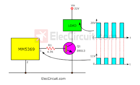 small transistor works as simple switch