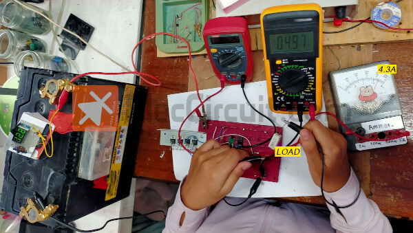 Test 4A 5V regulator circuit using parallel transistor