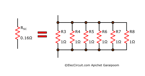 RSC with parallel resistors