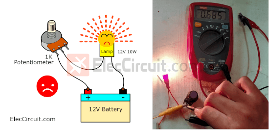 Not use potentiometer derectly