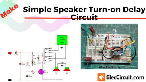 Simple Speaker Turn-on Delay