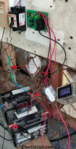 Prototype of simple solar pump circuit