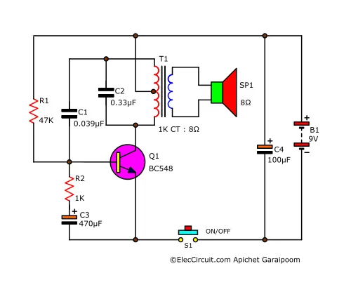 bird sound generator circuit