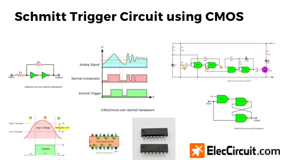 Learn about Schmitt Trigger Circuit using CMOS