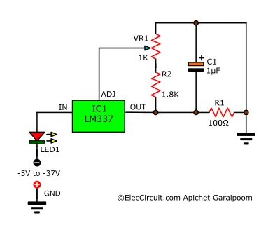 Precision LED Regulator Circuit