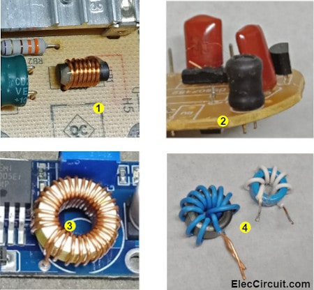 Example Images of an Actual Inductor