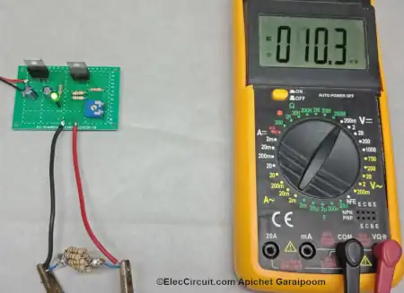 Read 10mV on Voltmeter