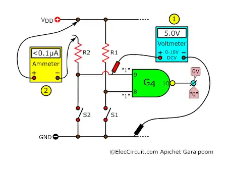 Examining CMOS G4 When the Switches Are Open