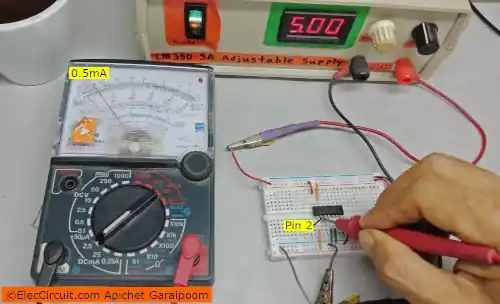 Measuring the Current From Input to the GND