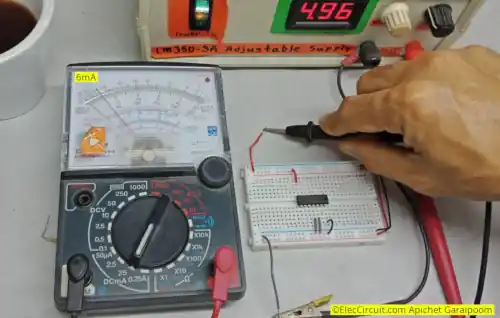 Measuring the Total Current of TTL Without Any Load

