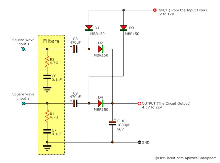 Pump Charge Circuit and the Output Voltage Blocks