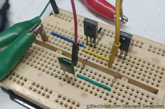 Improved push-pull follower circuit driving 560 ohms load